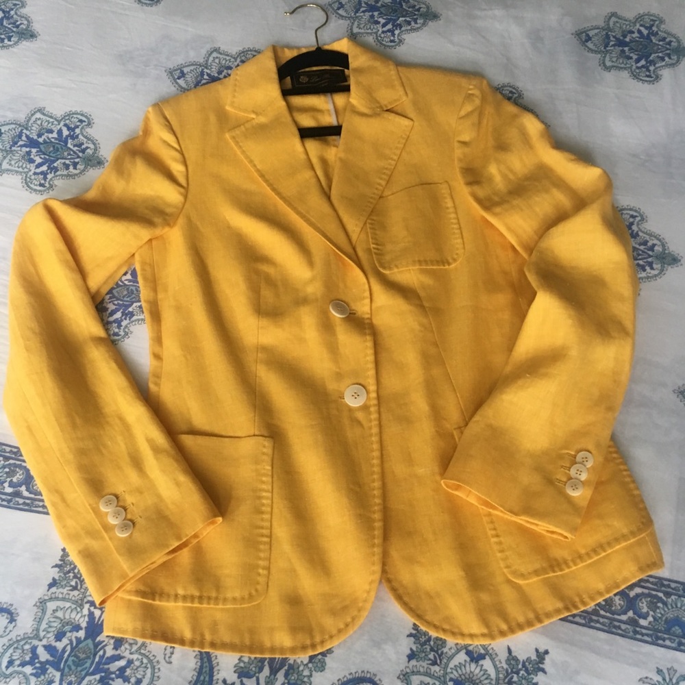 Lori Piana Yellow Blazer